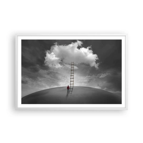 Poster in cornice bianca - Tutto è possibile - 91x61 cm