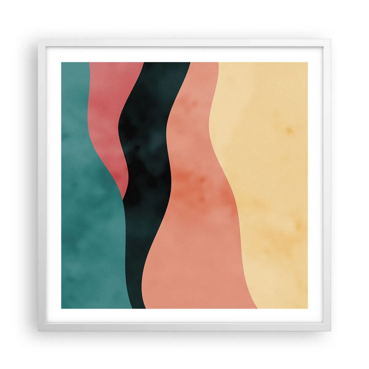 Poster in cornice bianca - Difformità conforme - 60x60 cm