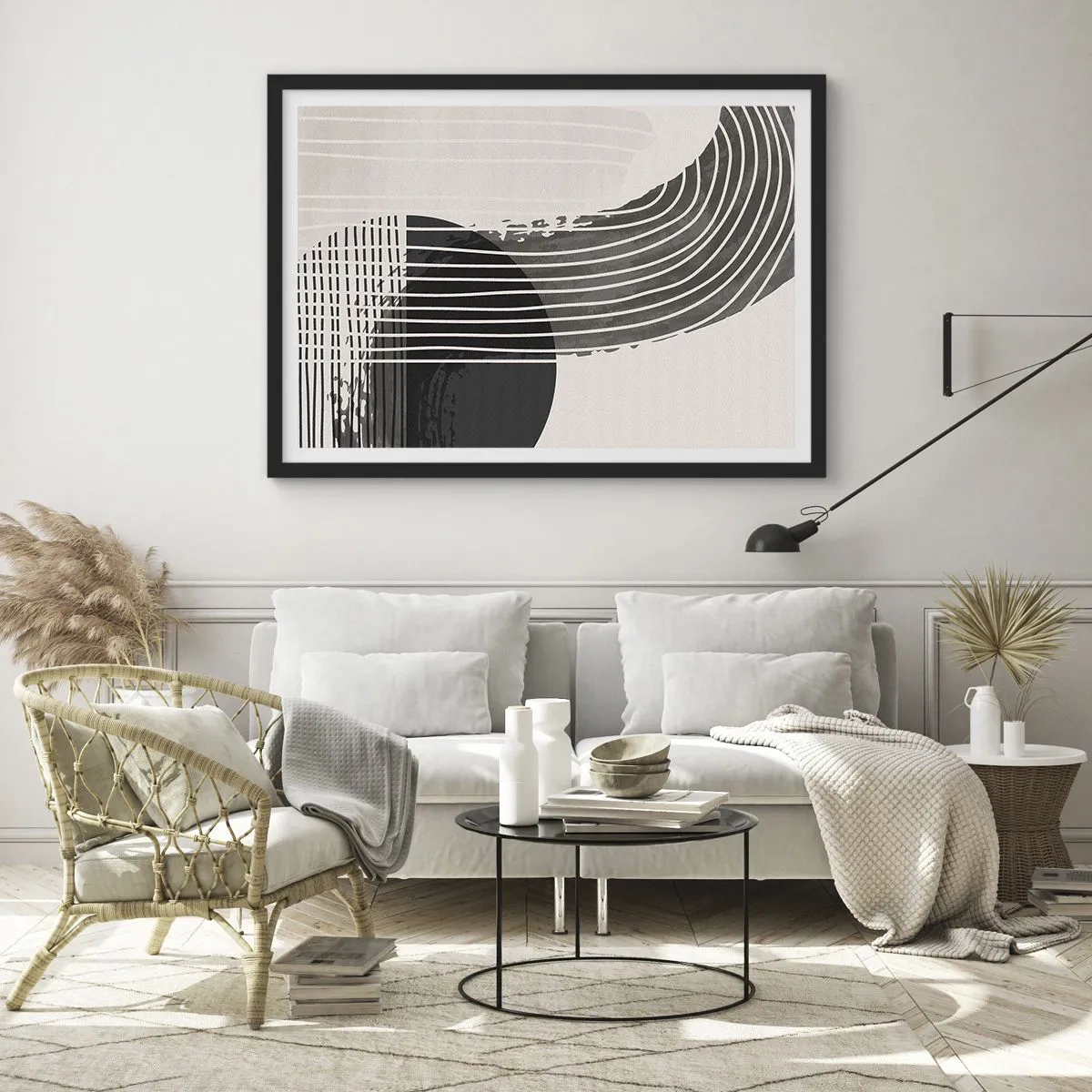 Poster in cornice nera - Andata e ritorno - 40x30 cm