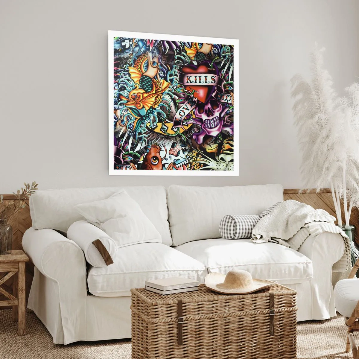 Poster - Il sogno del tatuatore - 60x60 cm