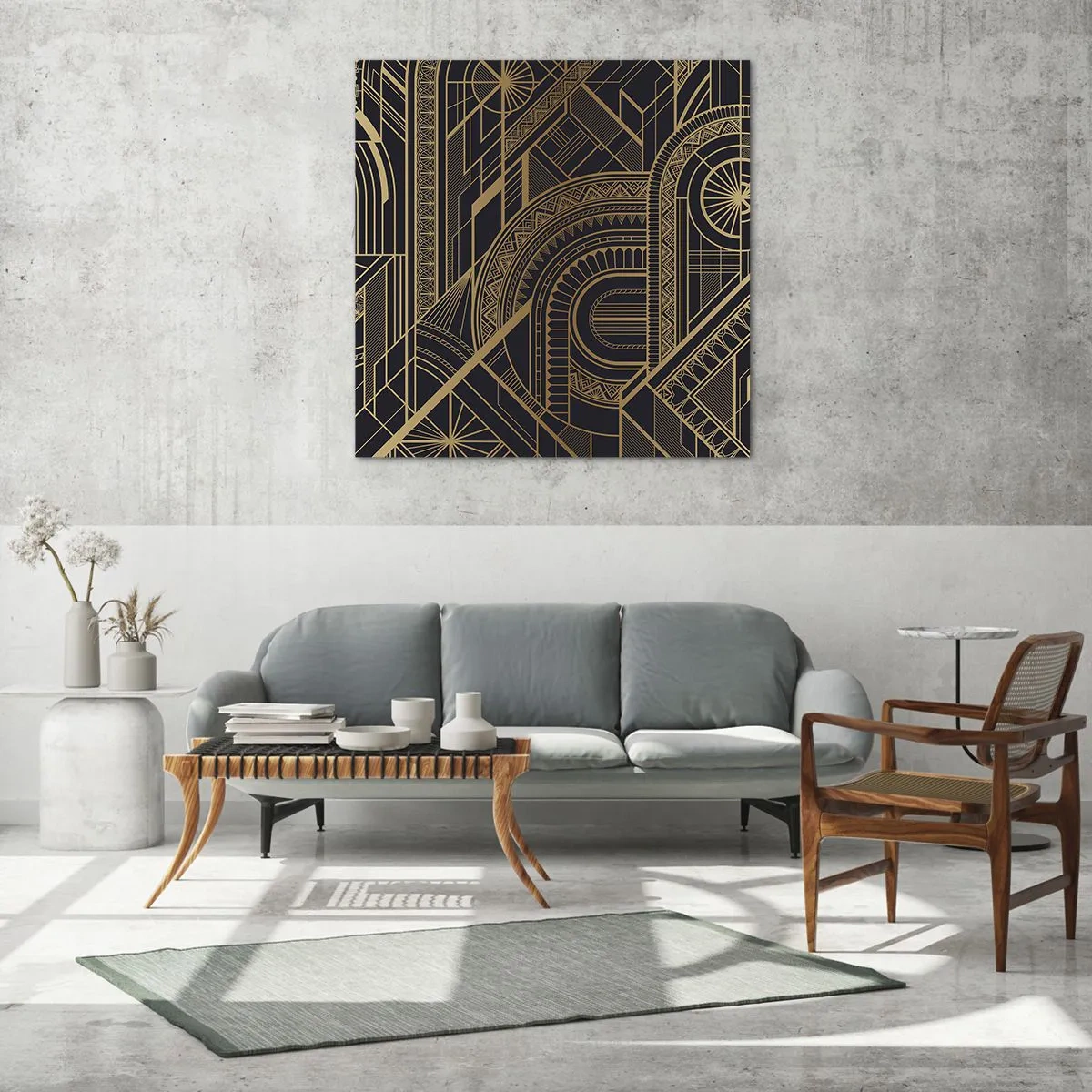 Quadro su vetro - Concetti, idee, progetti - 50x50 cm