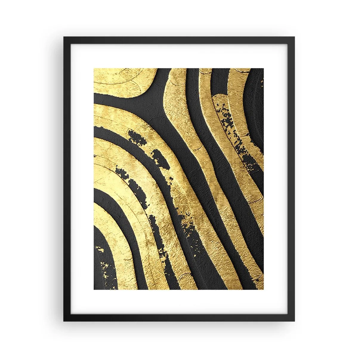 Poster in cornice nera - Tutto scorre - 40x50 cm