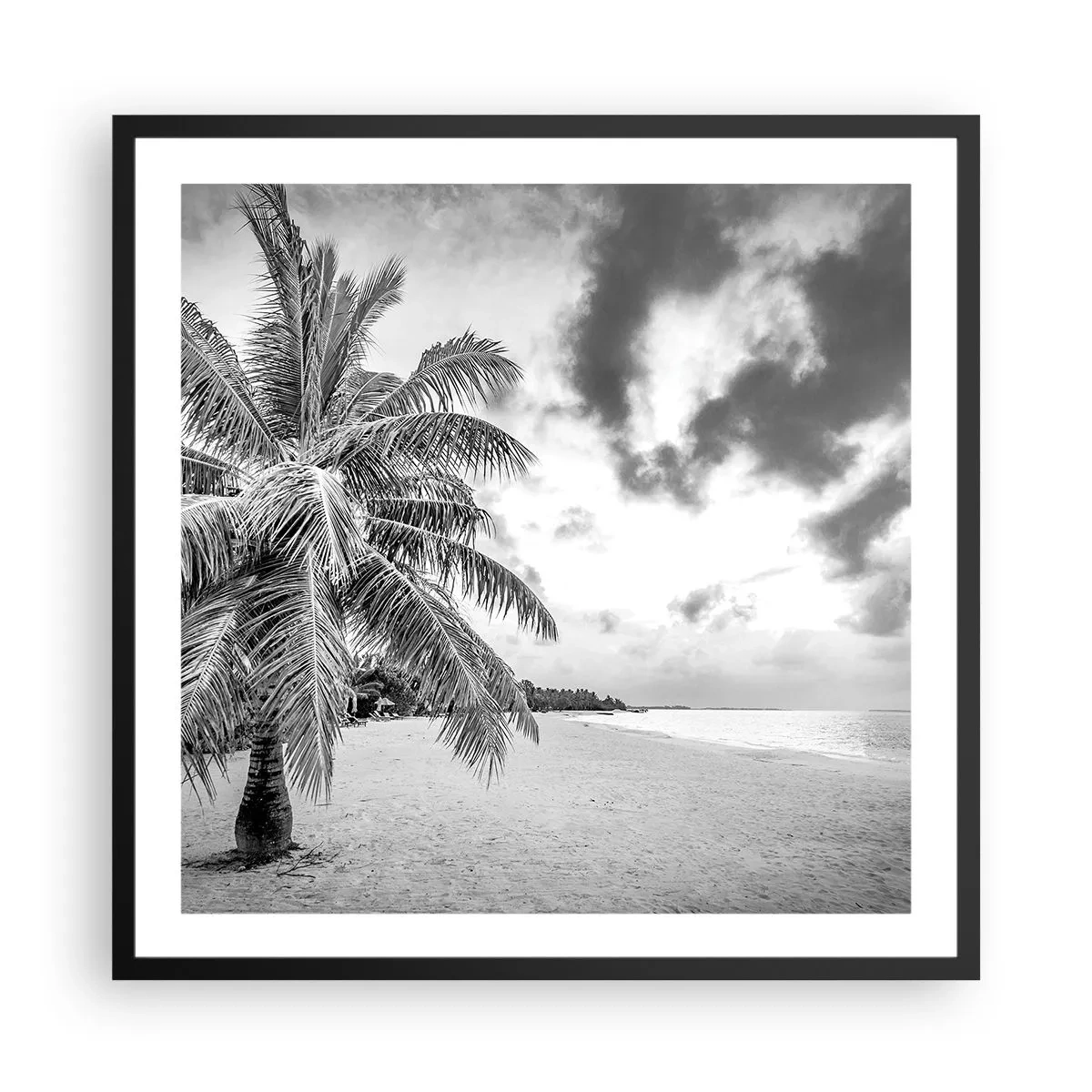 Poster in cornice nera - Quando hai nostalgia della solitudine... - 60x60 cm