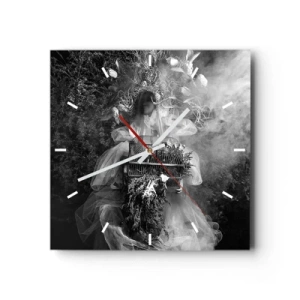 Orologio da parete - Orologio in Vetro - Madre natura stessa - 40x40 cm