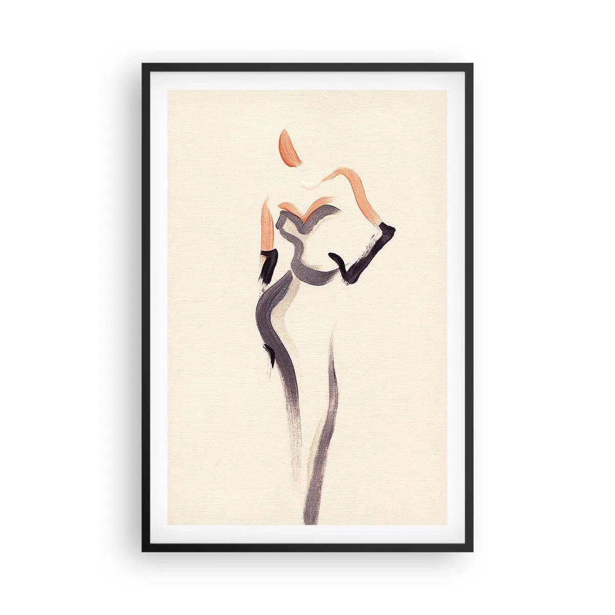 Poster in cornice nera - Gli anni d'oro di Hollywood - 61x91 cm
