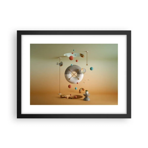 Poster in cornice nera - Tutto può succedere - 40x30 cm