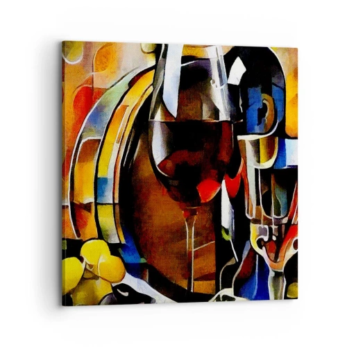 Quadro su tela - Stampe su Tela - E il mondo riprende colore - 70x70 cm