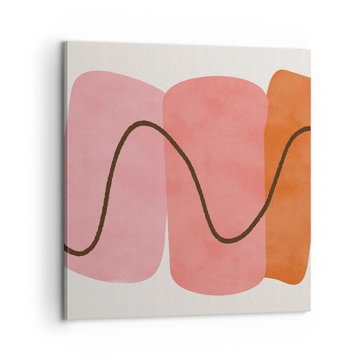 Quadro su tela - Stampe su Tela - Il delicato movimento delle forme - 60x60 cm