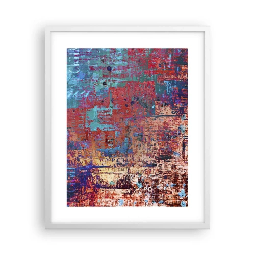 Poster in cornice bianca - Memoria e dimenticanza - 40x50 cm