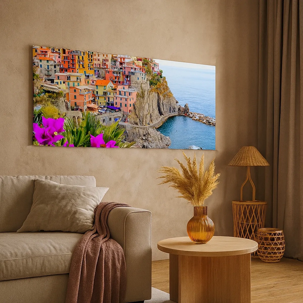 Quadro su tela - Stampe su Tela - La città che ride - 30x30 cm