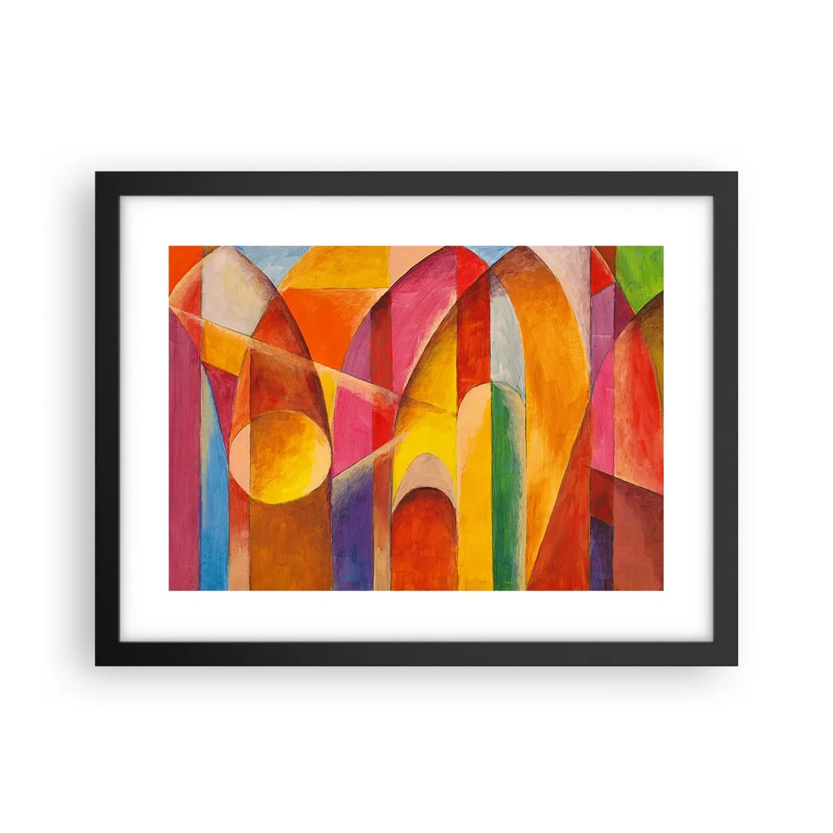 Poster in cornice nera - La cattedrale del sole - 40x30 cm