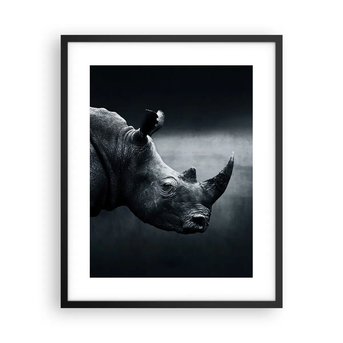 Poster in cornice nera - Profilo destro - 40x50 cm