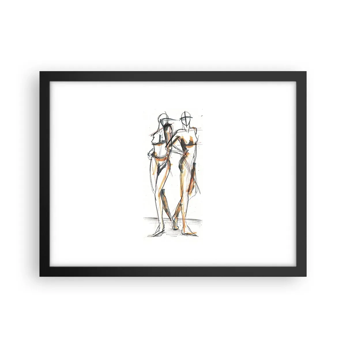 Poster in cornice nera - Studio di armonia - 40x30 cm