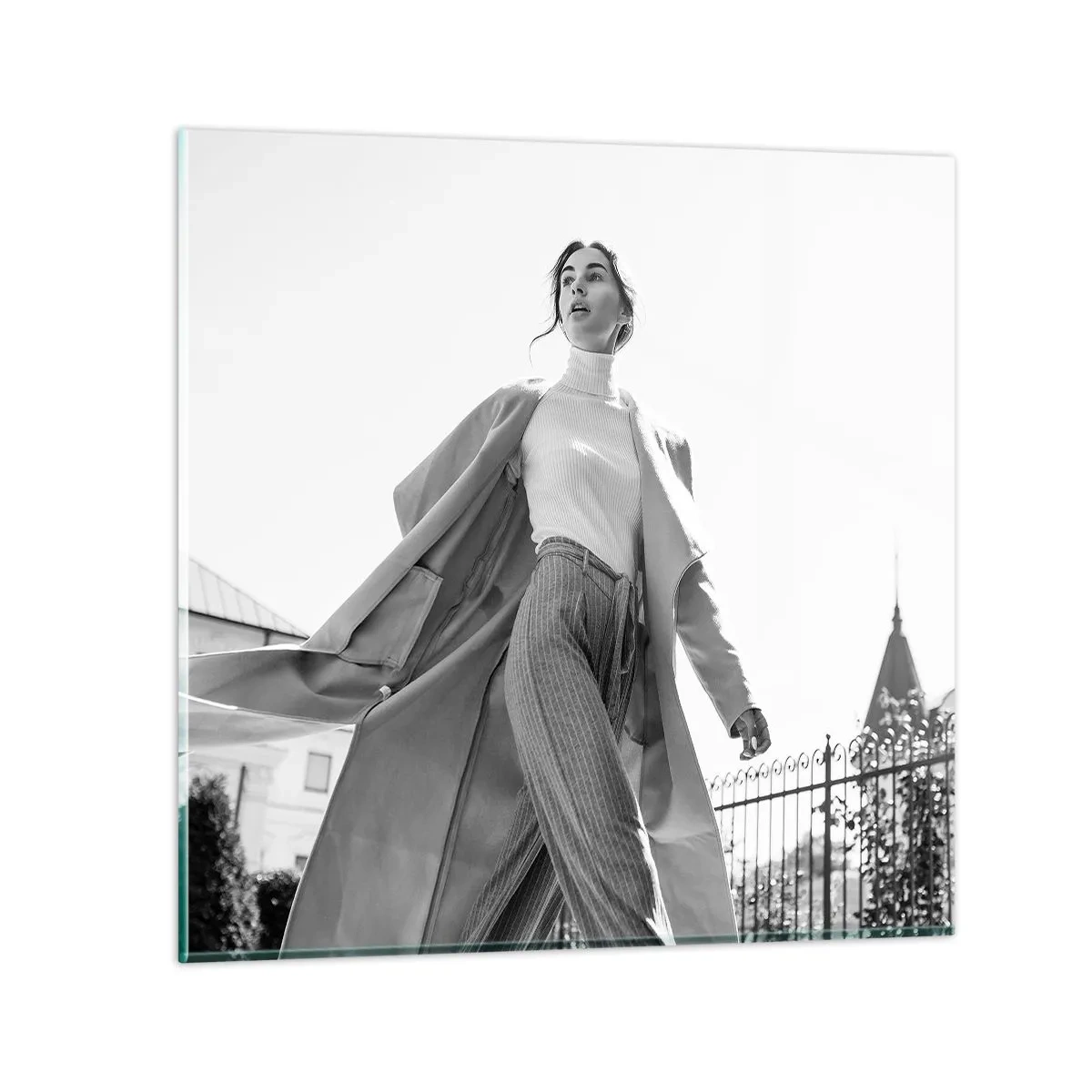 Quadro su vetro - Vieni con me? - 40x40 cm