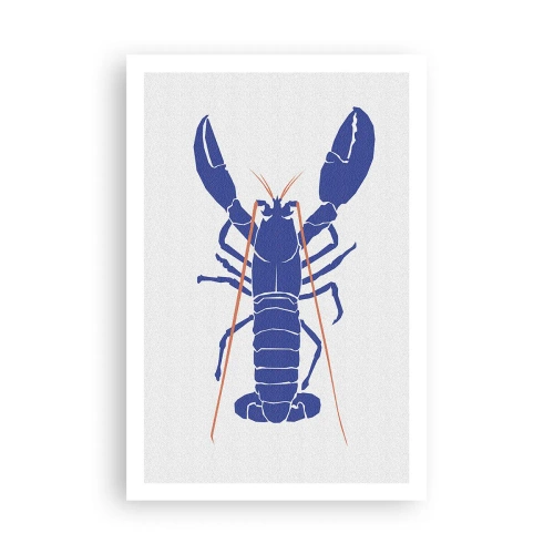 Poster - Squisita aragosta in blu - 61x91 cm