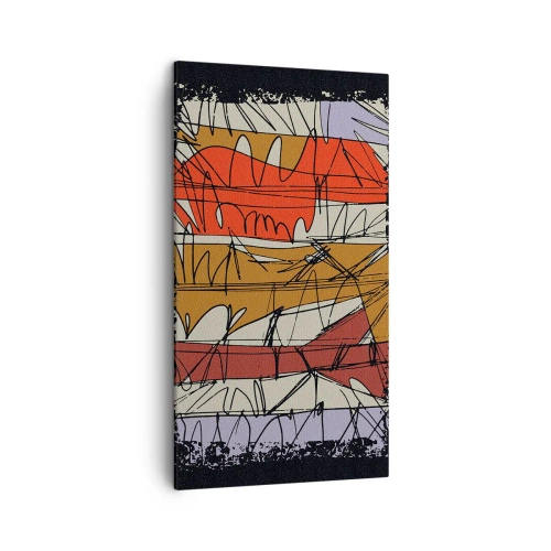 Quadro su tela - Stampe su Tela - Composizione spontanea - 45x80 cm