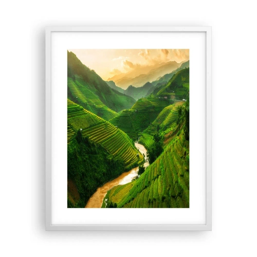 Poster in cornice bianca - Valle del Vietnam - 40x50 cm