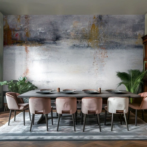 Fotomurali Autoadesivo Deluxe Sticker - Dietro la cortina d'aria - Astrazione, Pezzo, Pittura - 450x315 cm