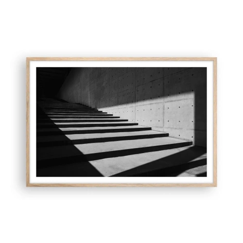 Poster in cornice rovere chiaro - La bellezza severa del modernismo - 91x61 cm