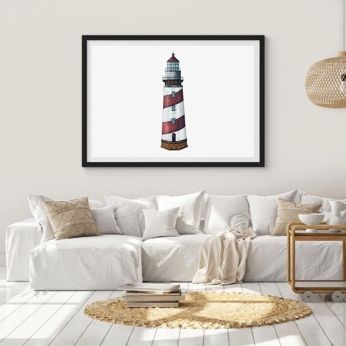 Poster in cornice nera - Sempre di guardia - 50x40 cm