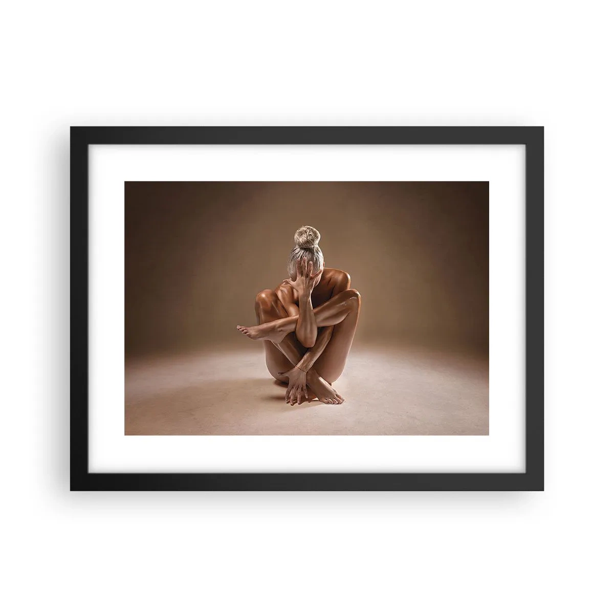 Poster in cornice nera - Unità di corpo e anima - 40x30 cm