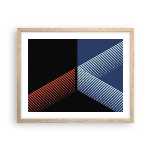 Poster in cornice rovere chiaro - Una storia semplice - 50x40 cm