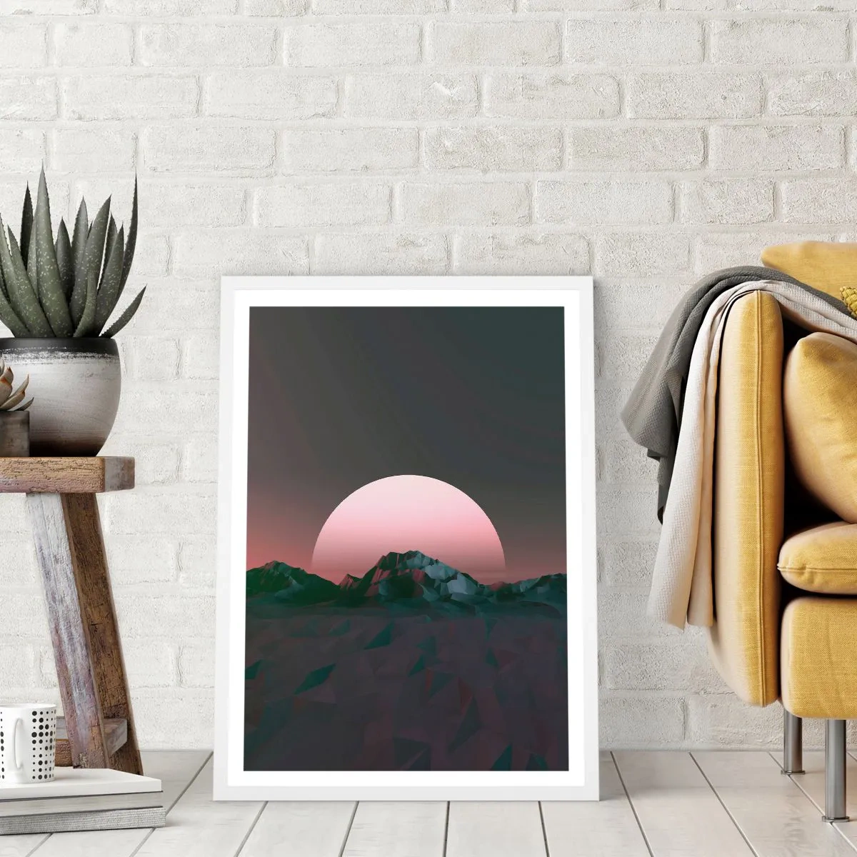 Poster in cornice bianca - Nella galassia accanto - 50x70 cm