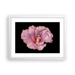 Poster in cornice bianca - Dritto al cuore - 40x30 cm