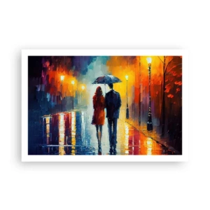 Poster - Insieme la notte è colorata - 91x61 cm