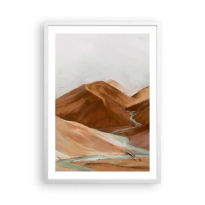 Poster in cornice bianca - Fino alla fonte - 50x70 cm