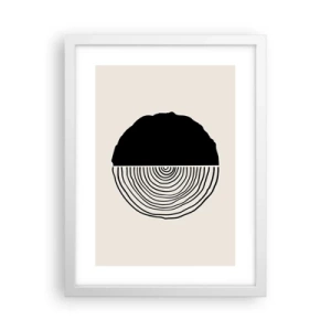 Poster in cornice bianca - A metà - 30x40 cm