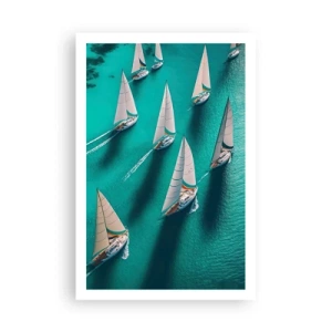 Poster - In gara con il vento - 61x91 cm