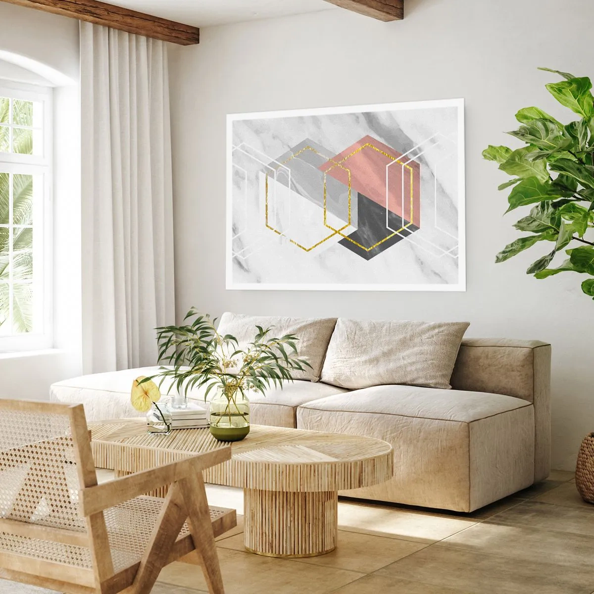 Poster - Composizione a catena - 91x61 cm