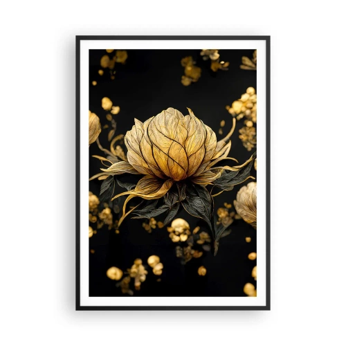 Poster in cornice nera - Delicata fragilità - 70x100 cm