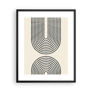 Poster in cornice nera - Tra un attimo... - 40x50 cm