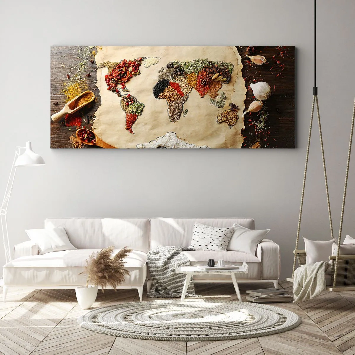 Quadro su tela - Stampe su Tela - Tutti i gusti del mondo - 100x40 cm