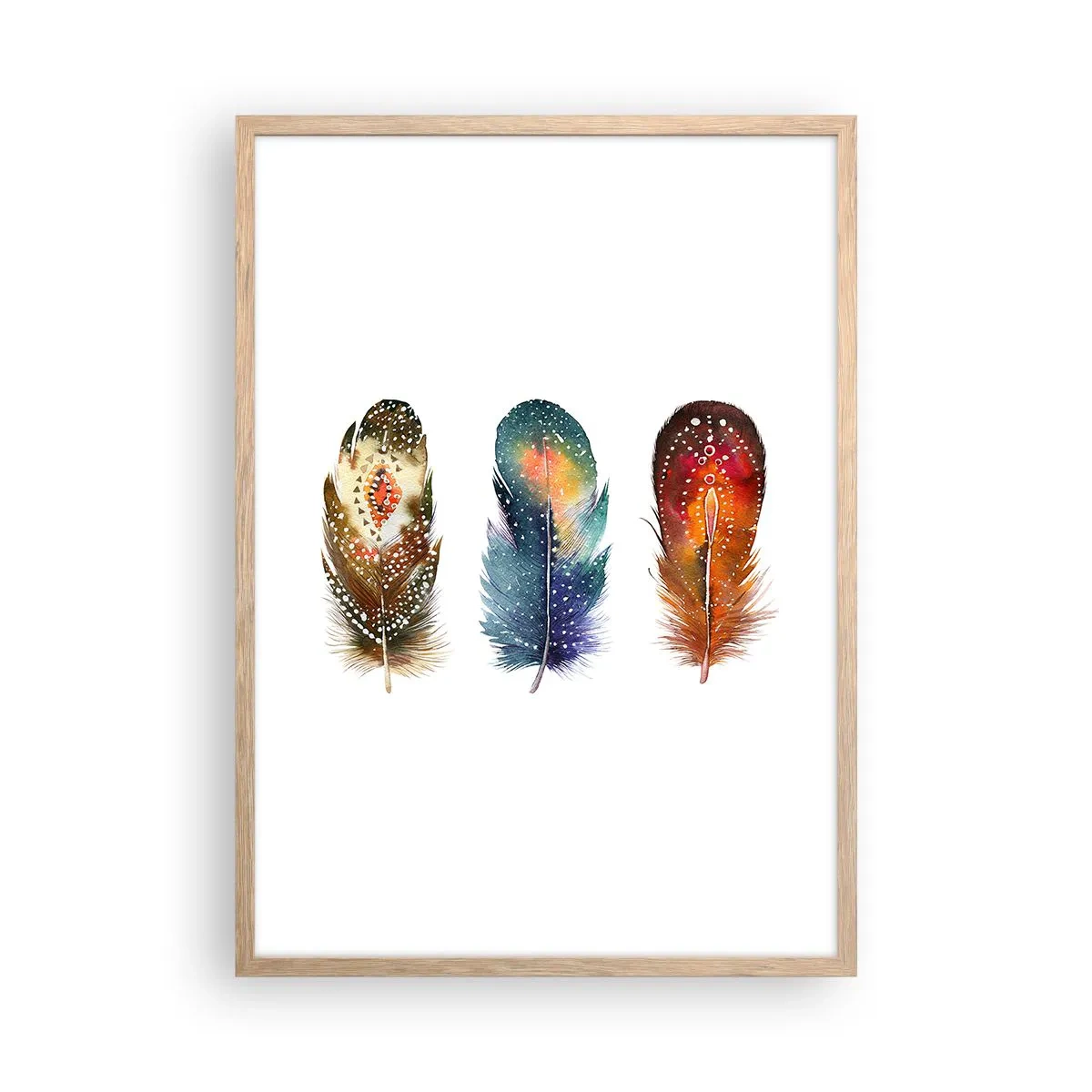 Poster in cornice rovere chiaro - Cerimonie, riti, misteri - 50x70 cm