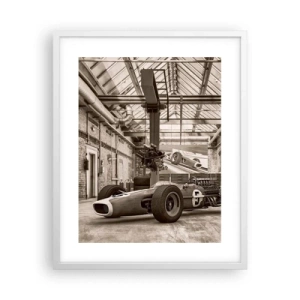 Poster in cornice bianca - Il riposo del vincitore - 40x50 cm