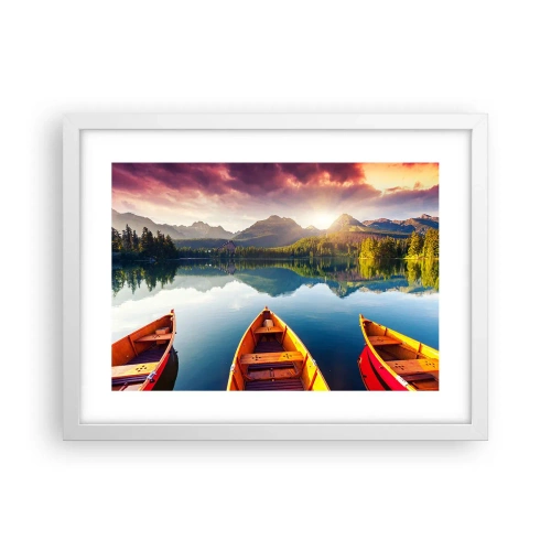 Poster in cornice bianca - Niente contro natura - 40x30 cm