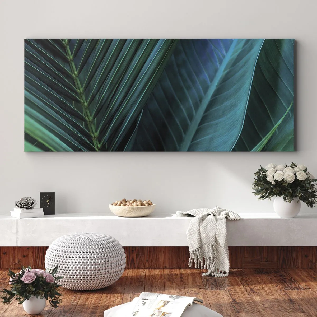 Quadro su tela - Stampe su Tela - Anatomia del verde - 100x40 cm