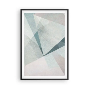 Poster in cornice nera - Con calma ma dinamicamente - 61x91 cm