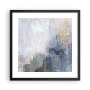 Poster in cornice nera - Toni e accordi dei colori - 40x40 cm