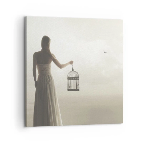 Quadro su tela - Stampe su Tela - Sii libera - 60x60 cm