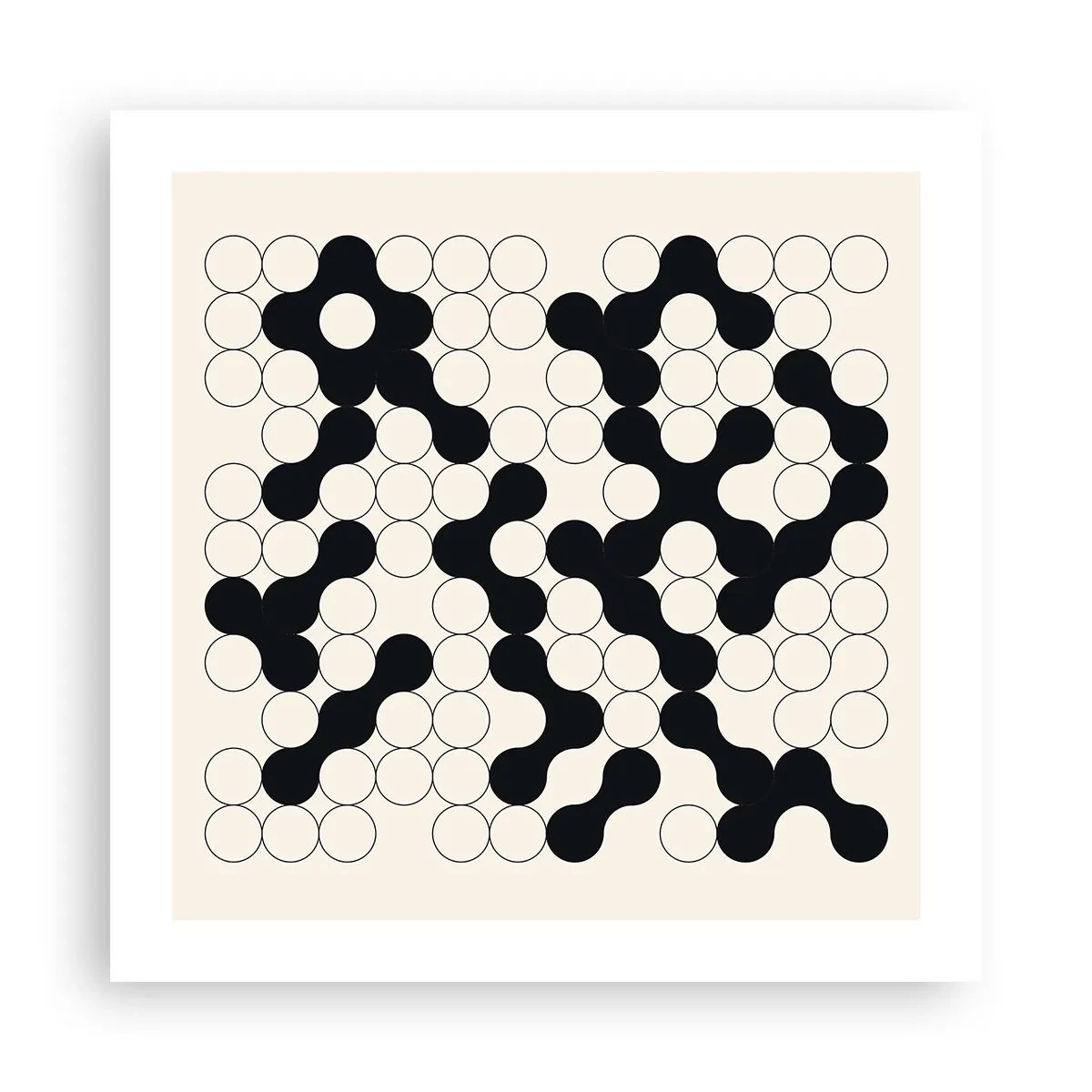 Poster - Gioco cinese: variazione - 50x50 cm