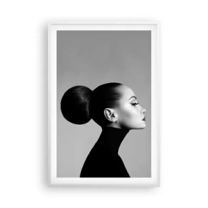 Poster in cornice bianca - La Nefertiti di oggi - 61x91 cm