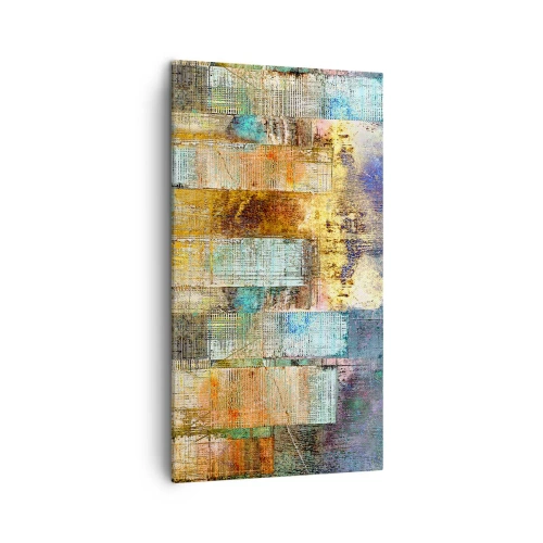 Quadro su tela - Stampe su Tela - Metropoli nel sole - 45x80 cm
