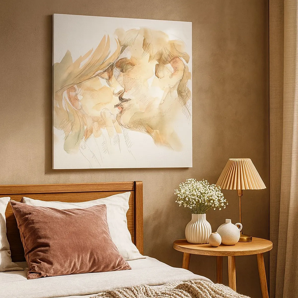 Quadro su tela - Stampe su Tela - Sarà l'anima gemella? - 30x30 cm