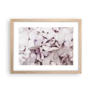Poster in cornice rovere chiaro - Un'alluvione di fiori - 40x30 cm