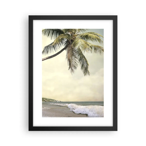 Poster in cornice nera - Sogno tropicale - 30x40 cm