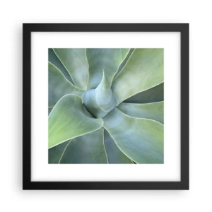 Poster in cornice nera - La nascita del verde - 30x30 cm